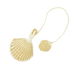 Maxi and Mini Straw Seashells Charm