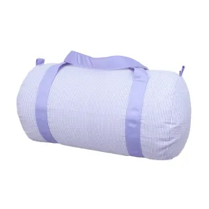 Medium Duffel Bag Lilac Seersucker by Mint Sweet Little Things