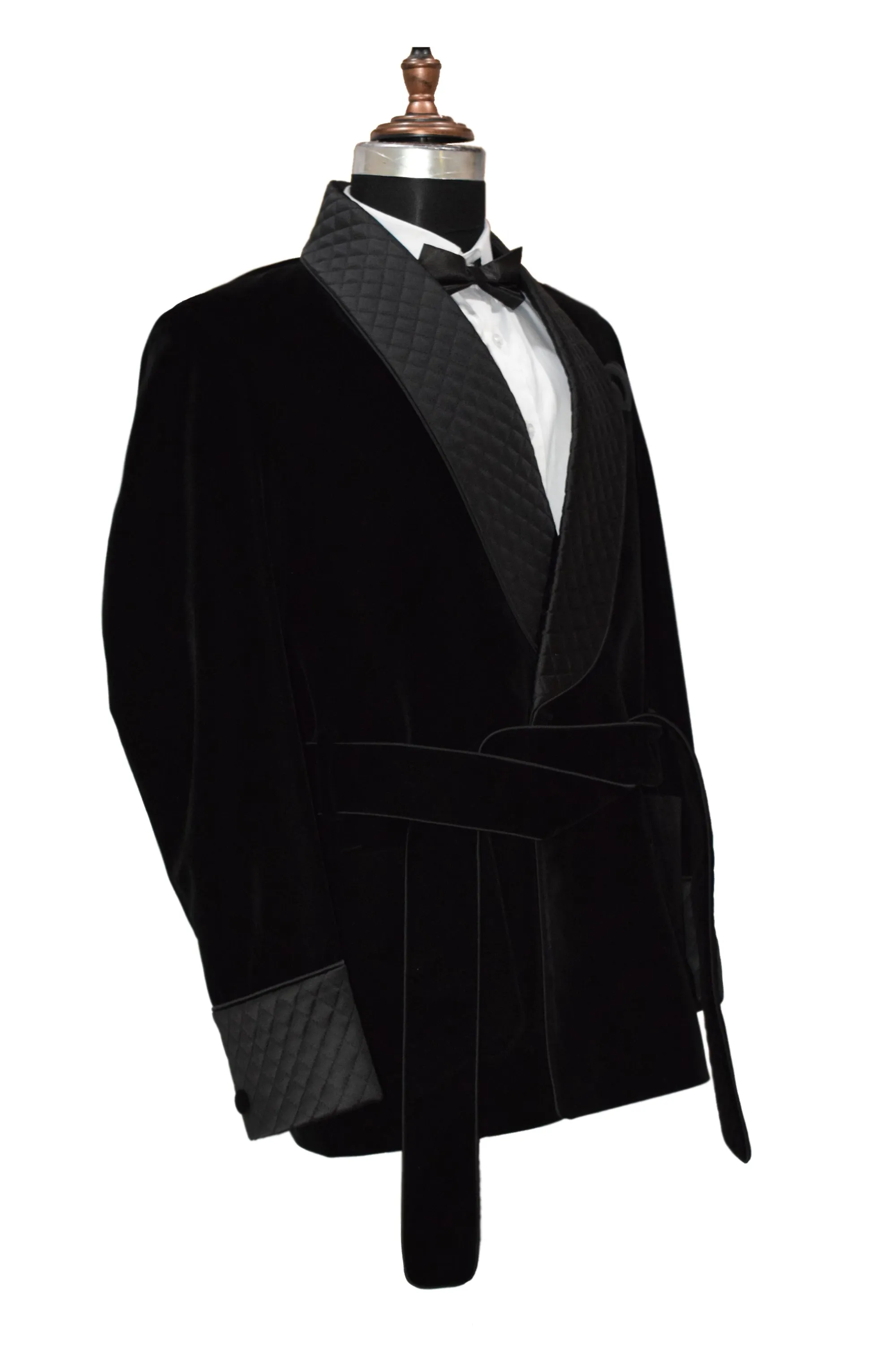 Men Black Smoking Jacket Designer Party Wear Coats