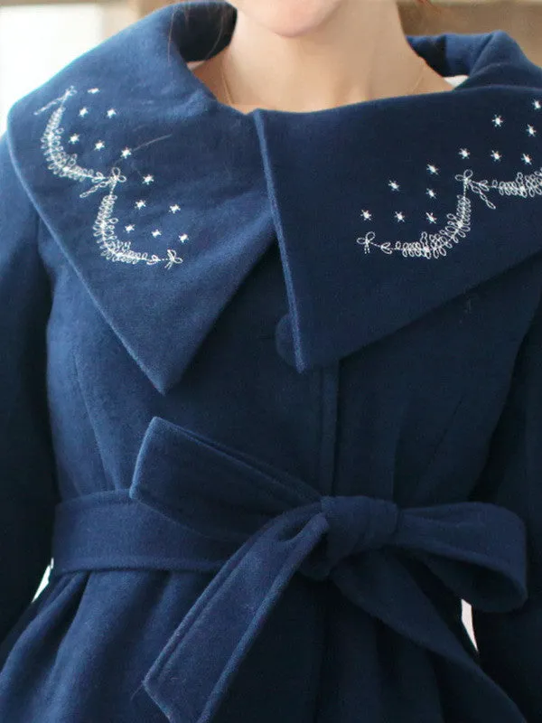 midnight travel coat