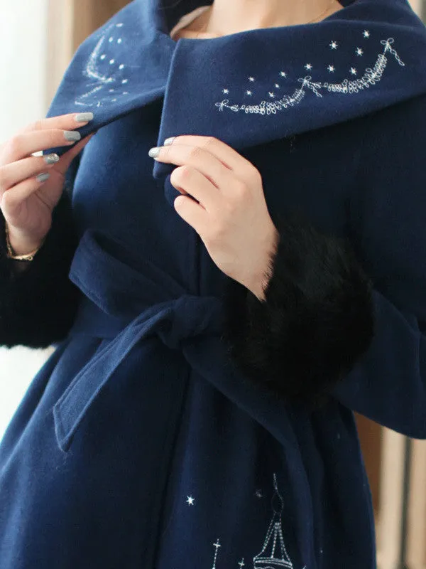 midnight travel coat