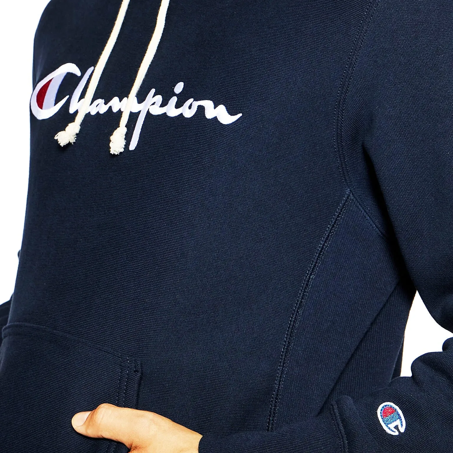 Mikina s kapucňou Champion Premium RWSS 1952 Hooded Sweatshirt tmavomodrá