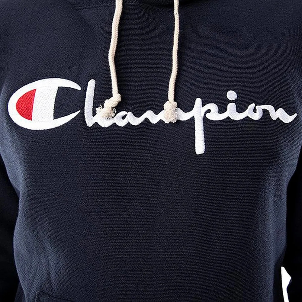 Mikina s kapucňou Champion Premium RWSS 1952 Hooded Sweatshirt tmavomodrá