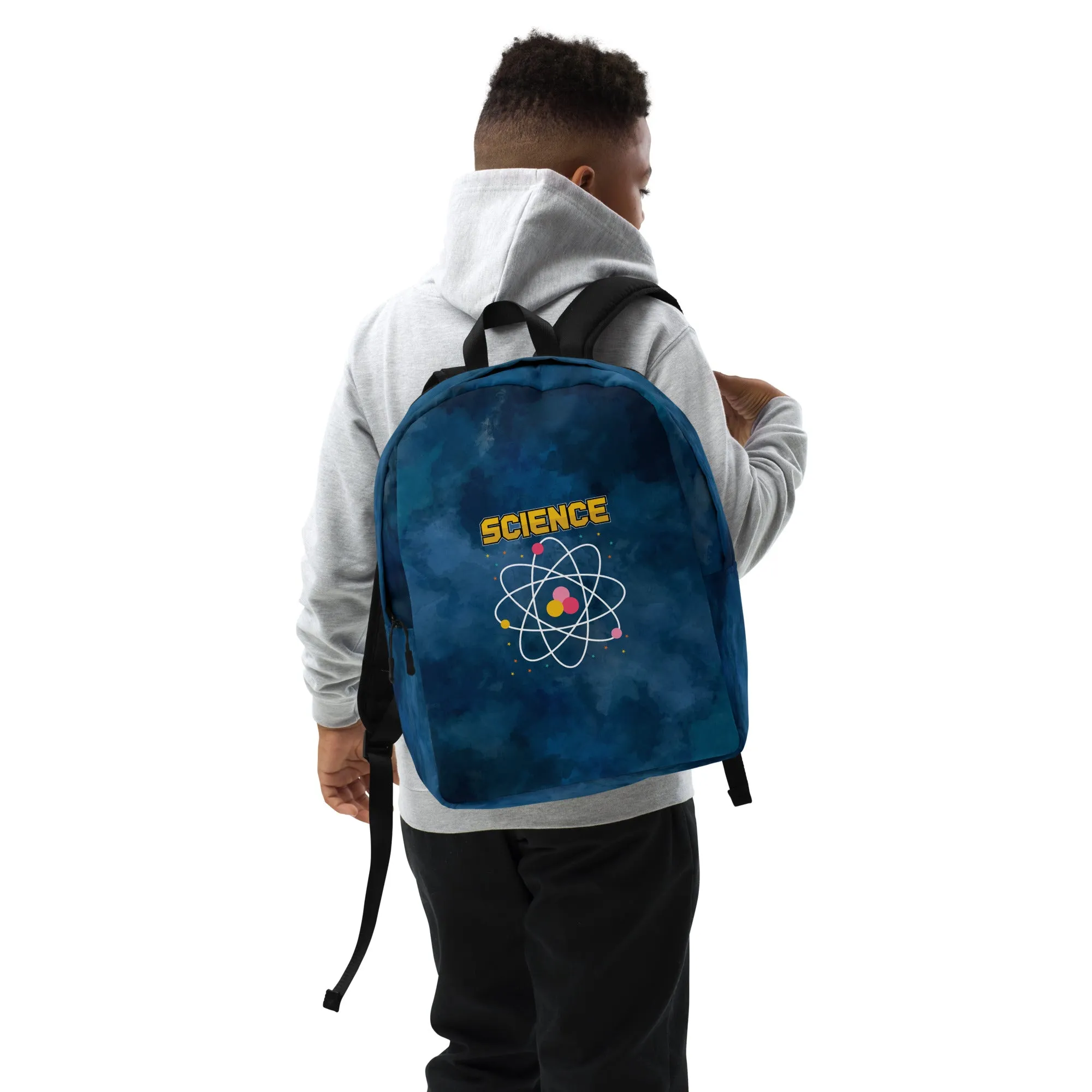 Minimalist Backpack, Back to School, Science, Travel, Gym, Weekend, Gift for Him, Her