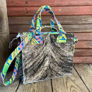 Minnie Pearl - Brindle w/ Neon Trip Navajo