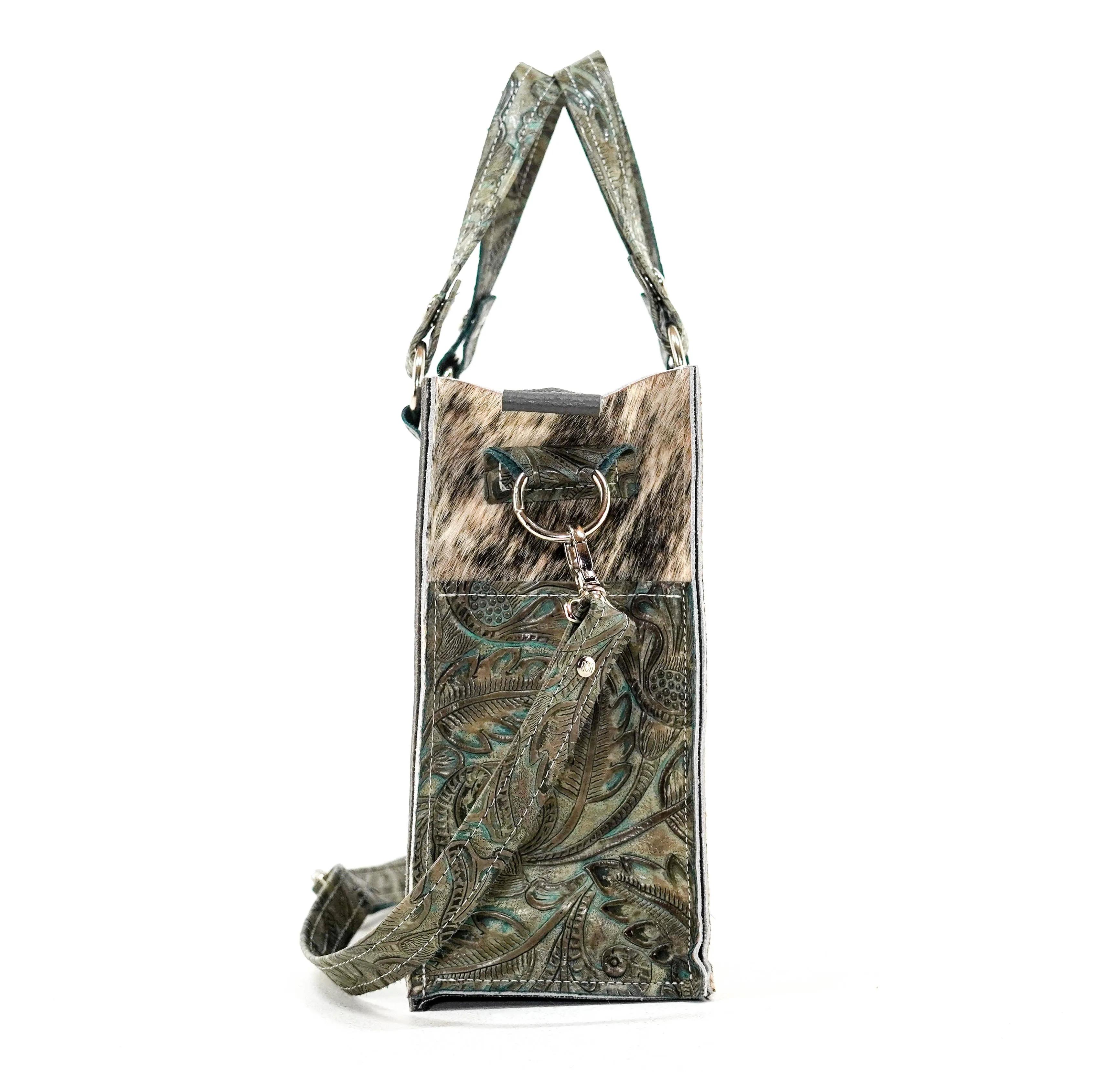 Minnie Pearl - Brindle w/ Turquoise Autumn