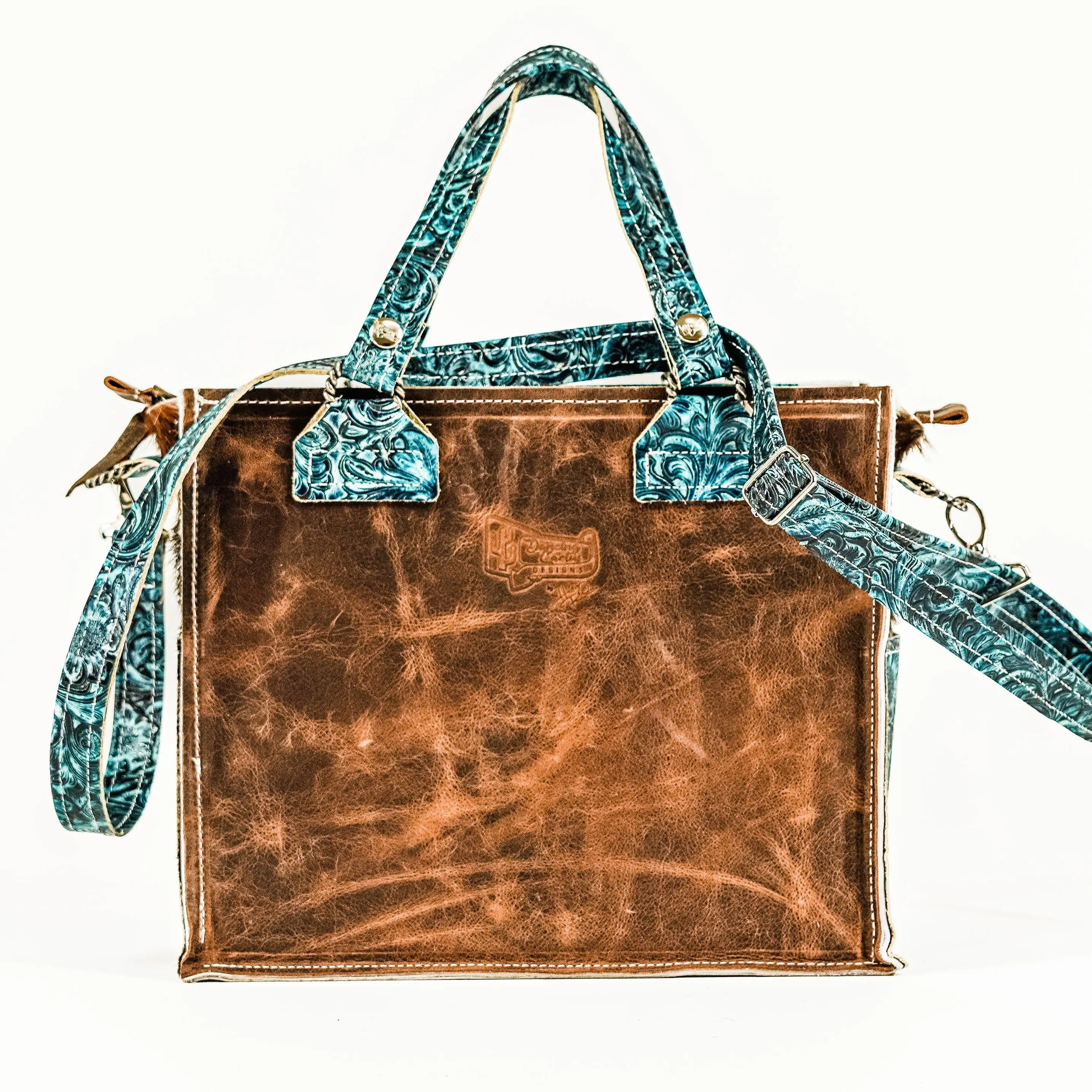 Minnie Pearl - Tricolor w/ Turquoise Wildflower Tool