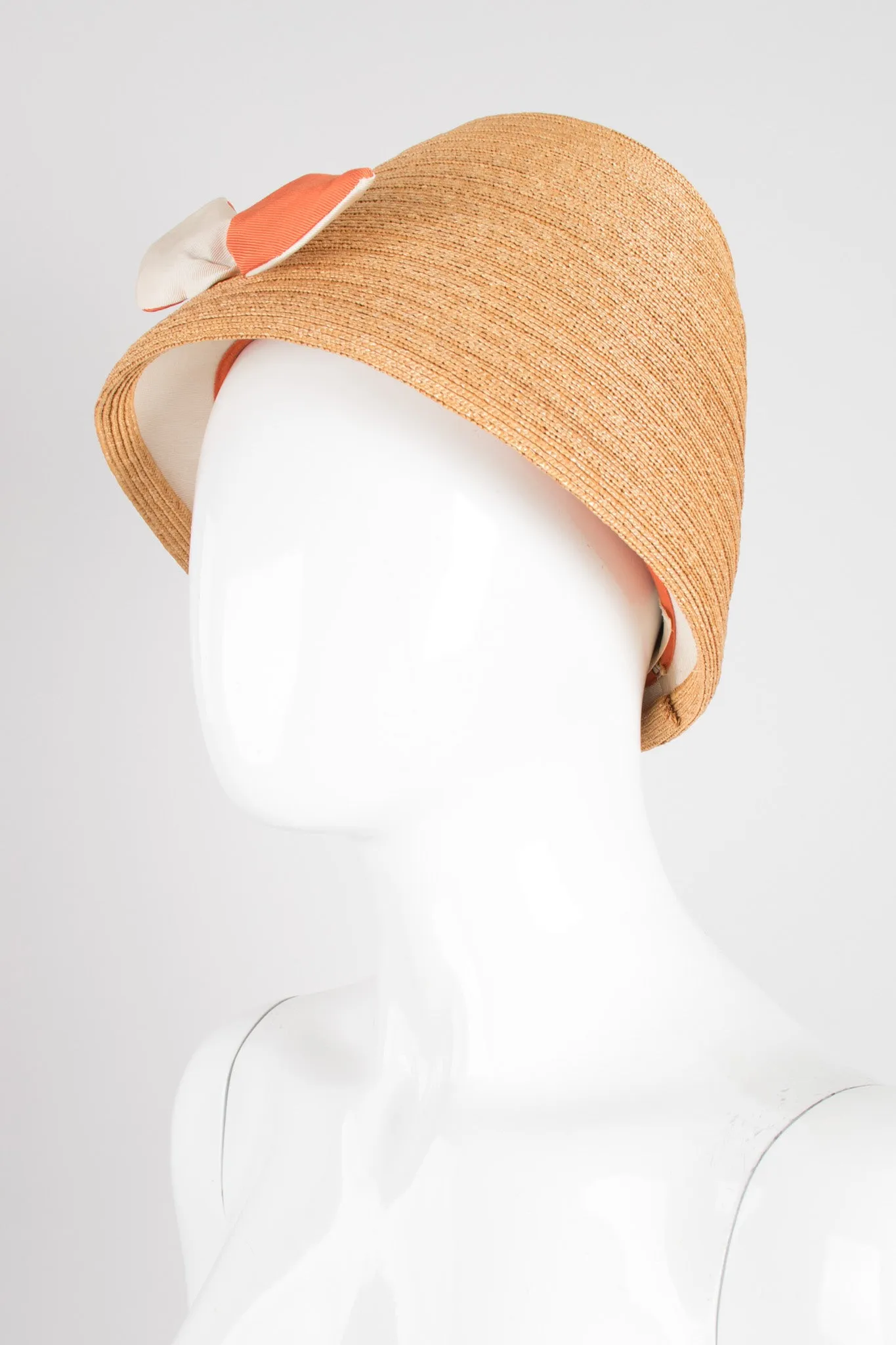 Miss Dior Straw Peach Basket Hat