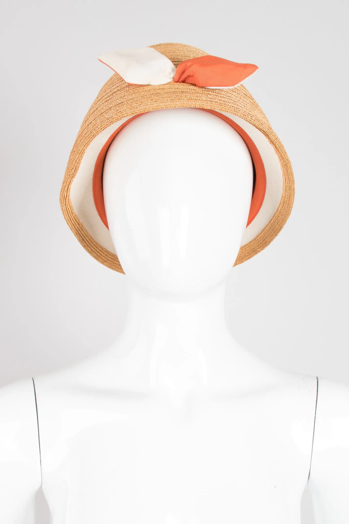 Miss Dior Straw Peach Basket Hat