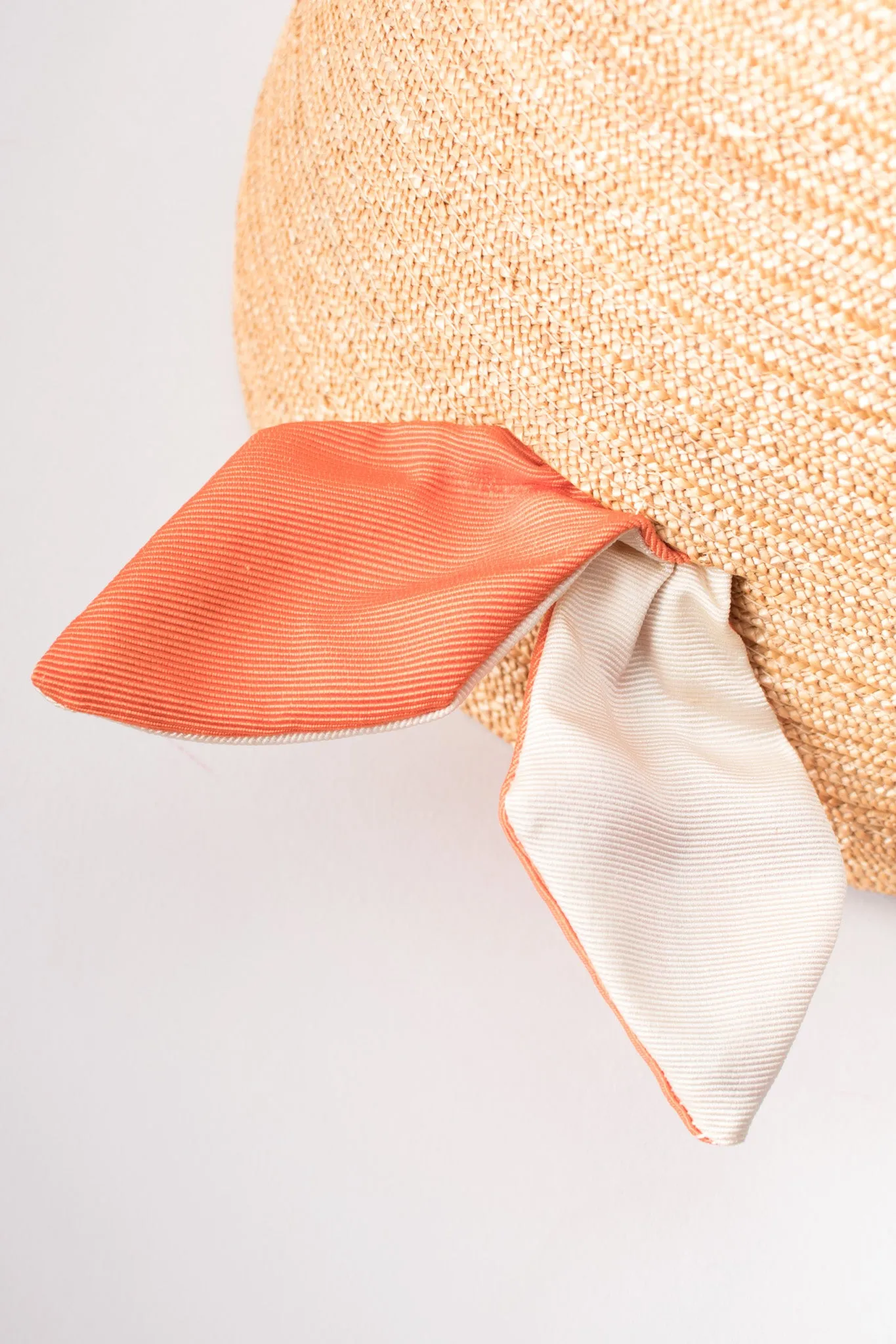 Miss Dior Straw Peach Basket Hat
