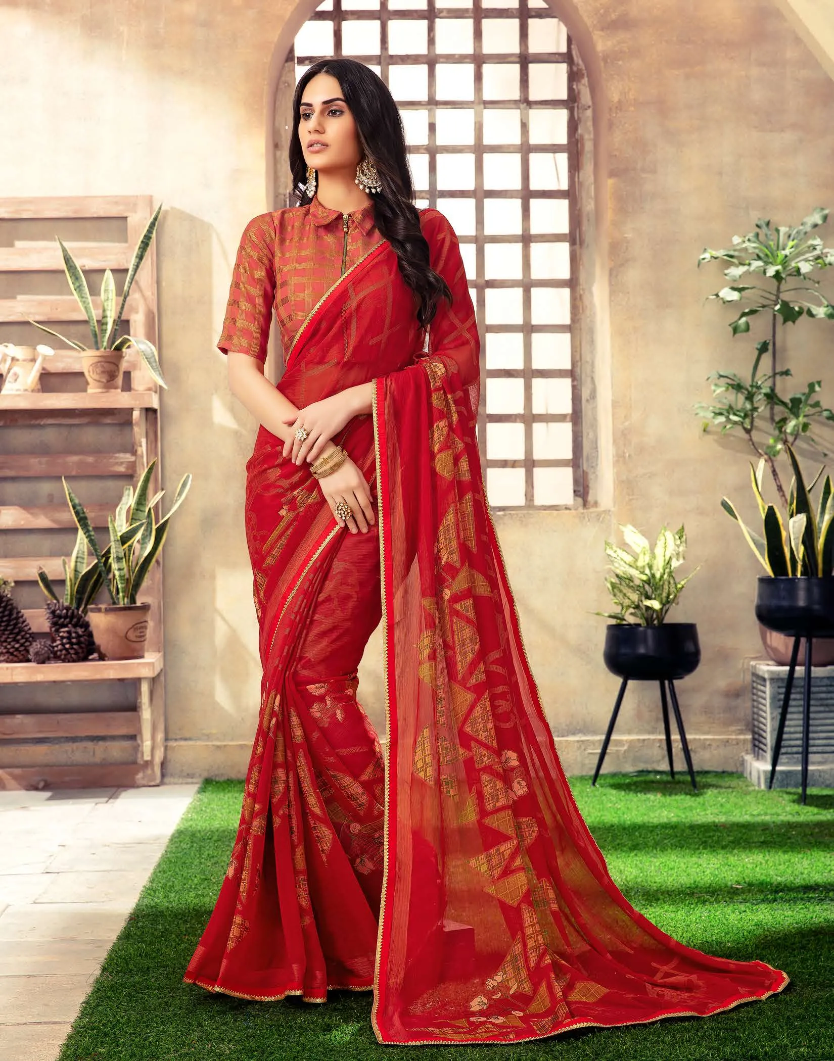Modern Day Attractive Wear - Rahi Designer Sarees Women's Repute