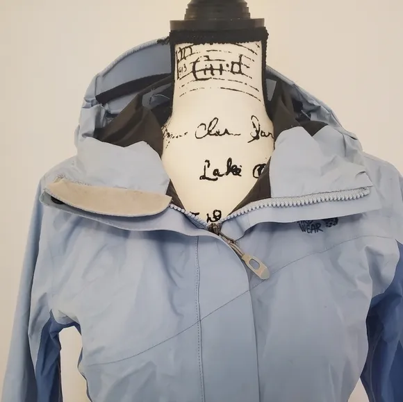 Mountain Hardwear | Blue Two Tone Gore-Tex Typhoon Paclite Rain Jacket - Size XS