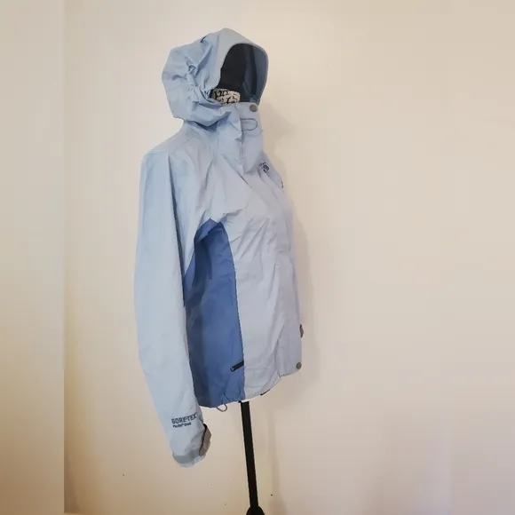 Mountain Hardwear | Blue Two Tone Gore-Tex Typhoon Paclite Rain Jacket - Size XS
