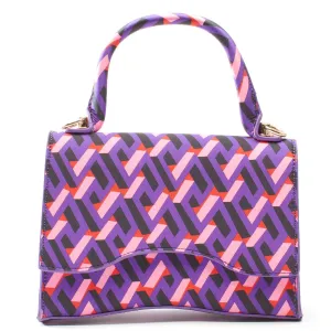 Multi Color Flap Crossbody Bag