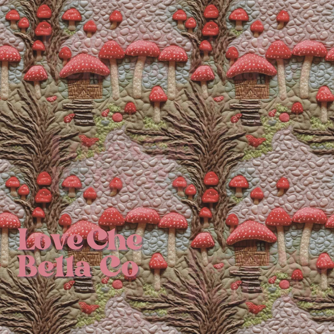Mushroom fairy house 1 - VIP SEAMLESS FILES