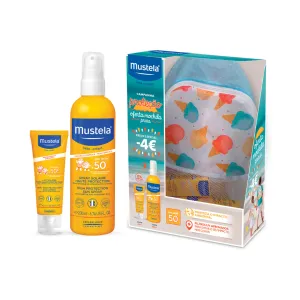 Mustela Baby Body Sun Lotion SPF50 200ml   Mustela Baby Facial Sun Lotion SPF50  40ml   Beach Bag