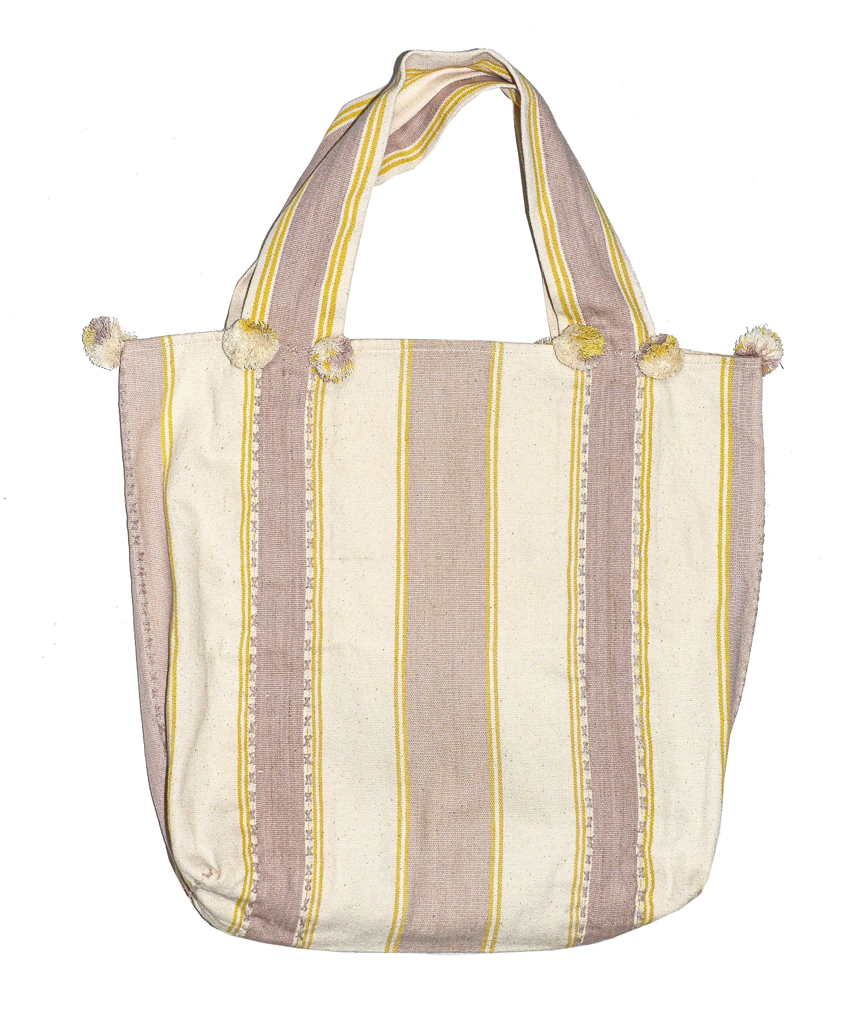 Natural Dye Beach Bag