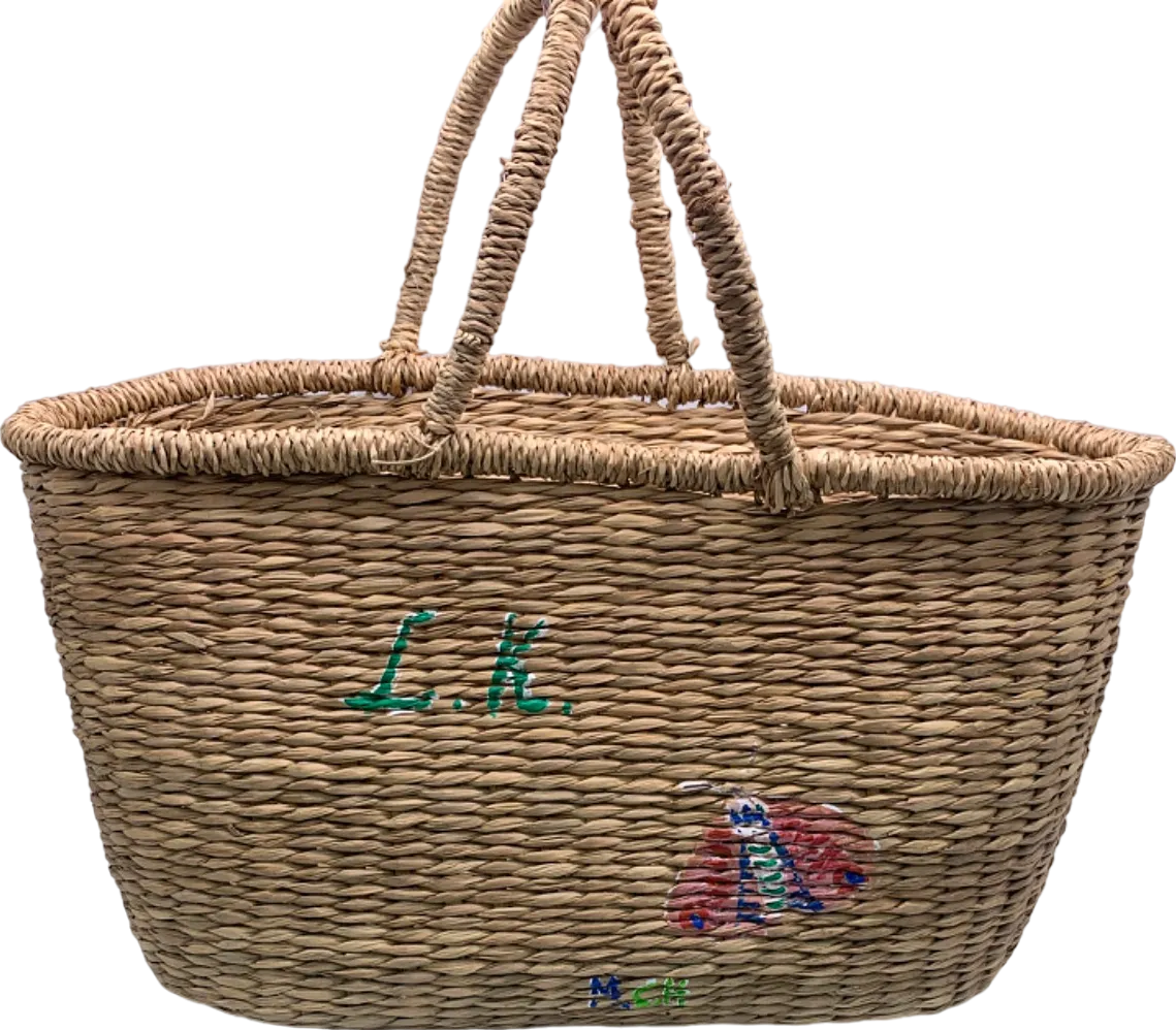 Natural Wicker Handwoven Basket Bag