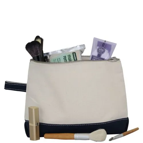 Navy Makeup Bag