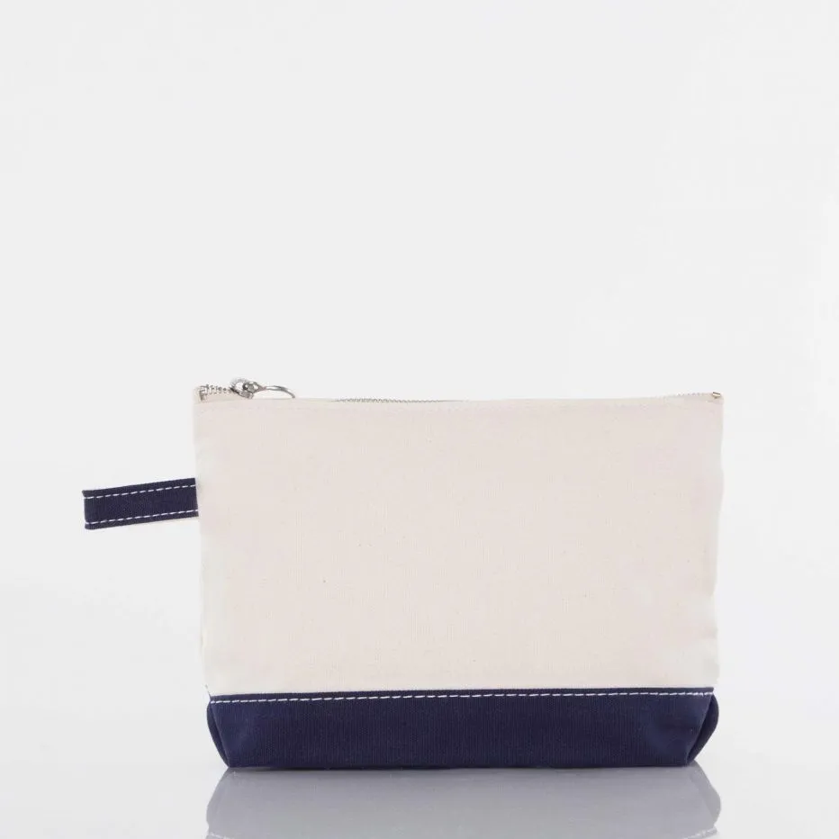Navy Makeup Bag