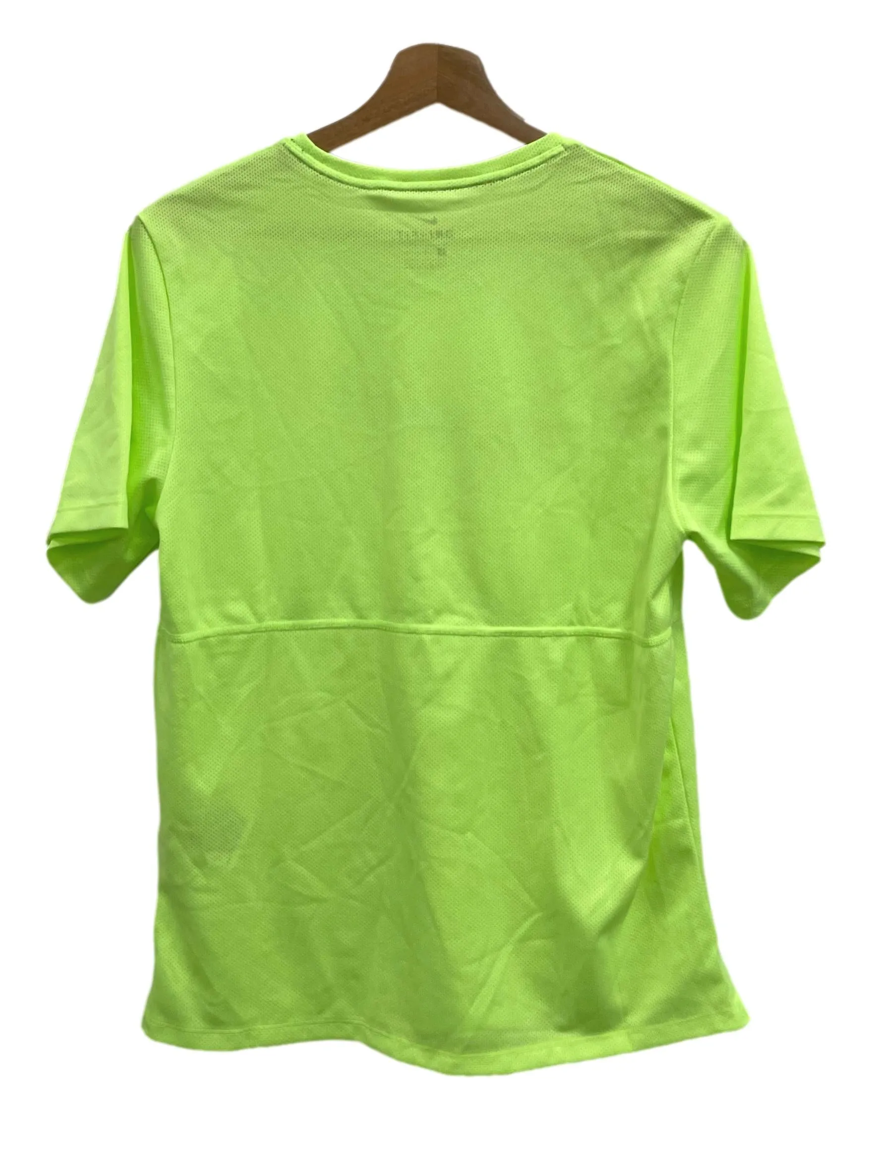 Neon Green Drifit Logo Tee