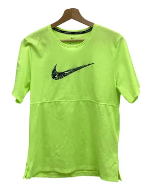 Neon Green Drifit Logo Tee