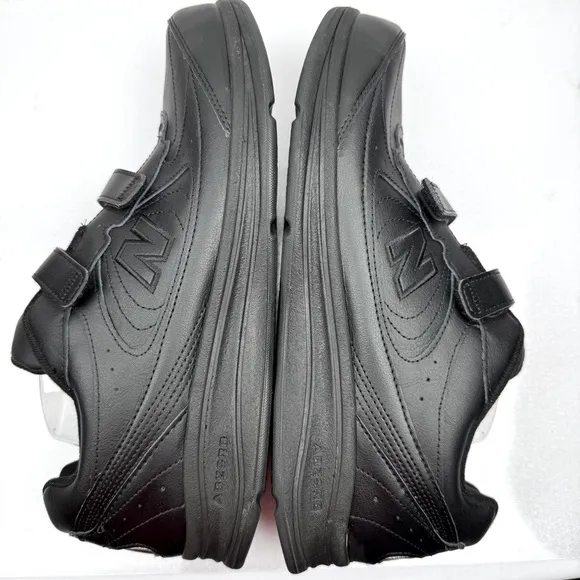 New Balance Sz 11.5W Men's 577 V1 Hook and Loop Walking Shoe MW577VK in Black