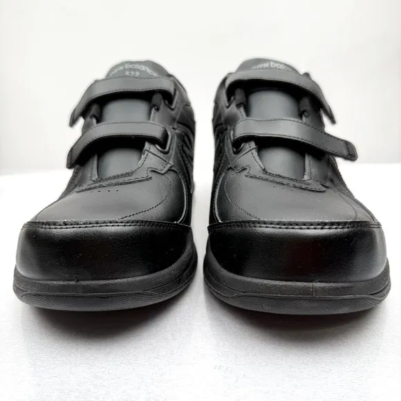 New Balance Sz 11.5W Men's 577 V1 Hook and Loop Walking Shoe MW577VK in Black