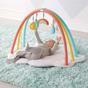 NEW Crate&Barrel Rainbow Baby Activity Gym! Retails $139 