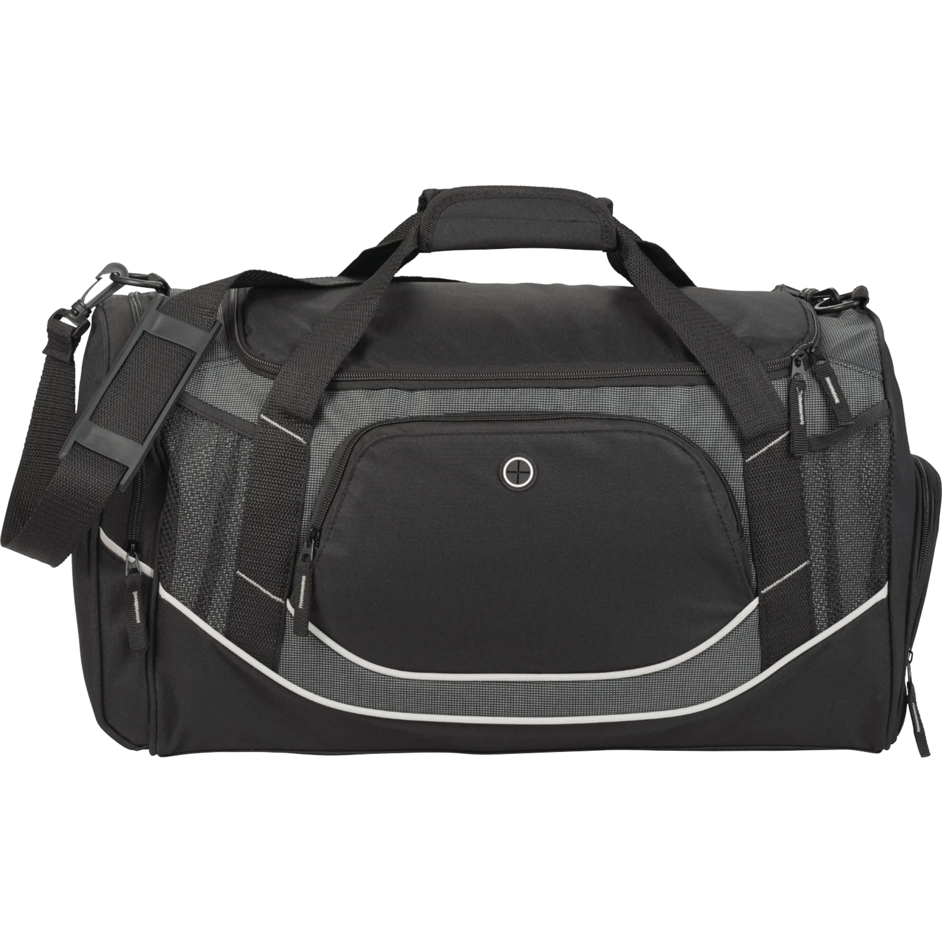 New Leeds Dunes 21" Deluxe Sport Duffel Bag, Black & Grey