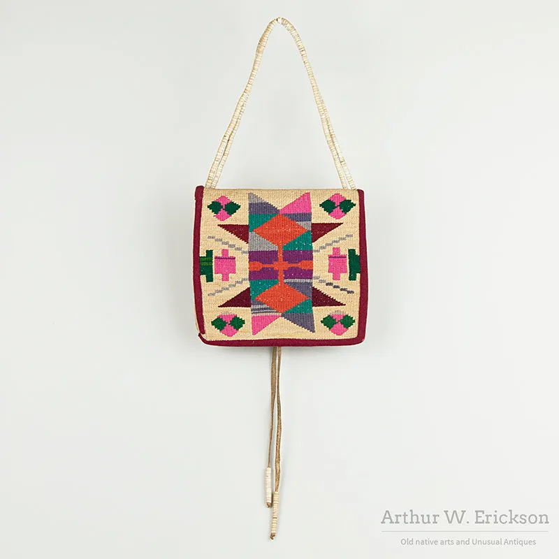 Nez Perce Cornhusk Belt Pouch made by Hattie Hall