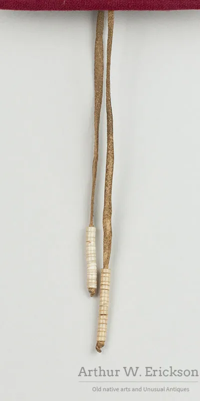 Nez Perce Cornhusk Belt Pouch made by Hattie Hall