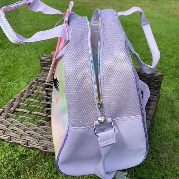 Nordstrom's Item! OMG Accessories Miss Bella Kitty Rainbow Crown Duffel Bag - Retails $60US 