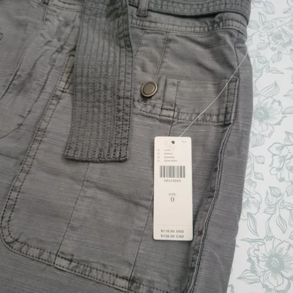 NWT Anthropologie Pilcro Chloe Utility Mini Skirt | 0