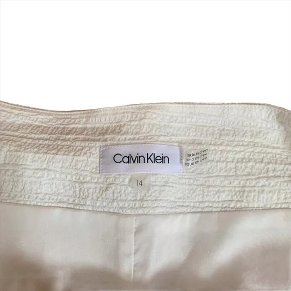 NWT -Calvin Klein Paperbag Waist Short (Size: 14)
