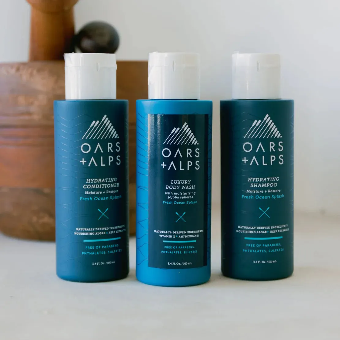 Oars   Alps Fresh Ocean Splash Luxury Body Wash Travel Size 3.4 oz.