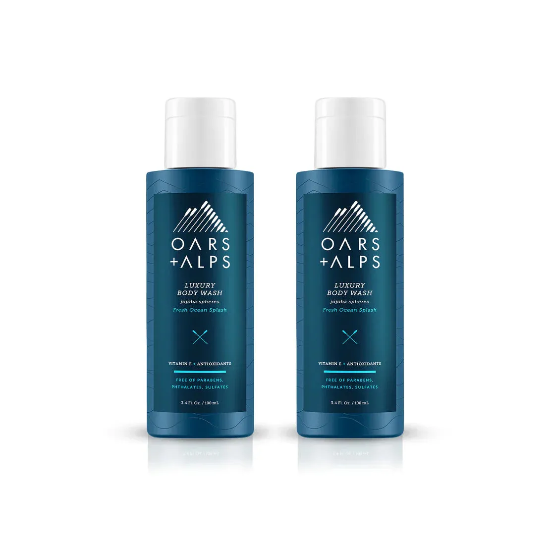 Oars   Alps Fresh Ocean Splash Travel Size Luxury Body Wash (Set of 2)