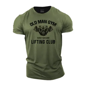 Old Man Gym Lifting Club Cotton T-Shirt