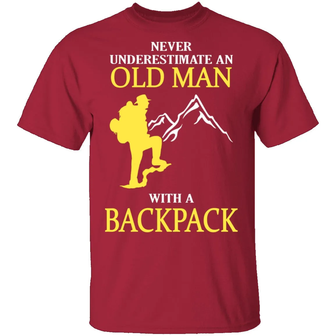 Old Man With A Backpack T-Shirt