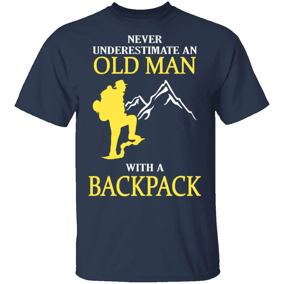 Old Man With A Backpack T-Shirt