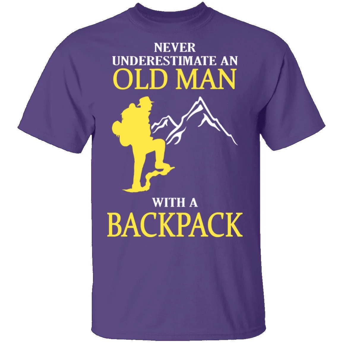Old Man With A Backpack T-Shirt