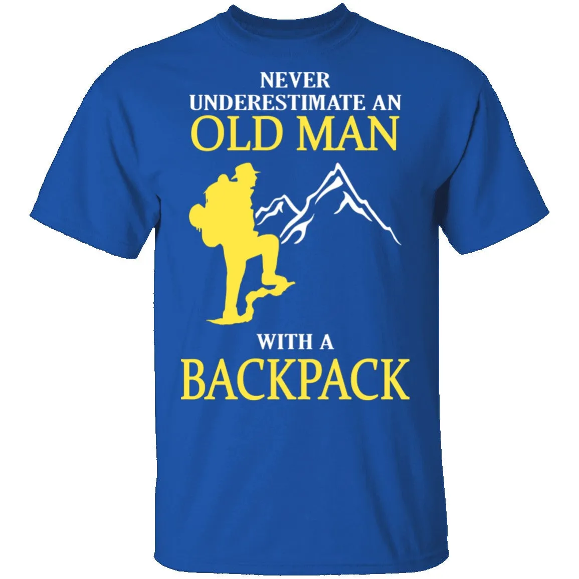Old Man With A Backpack T-Shirt