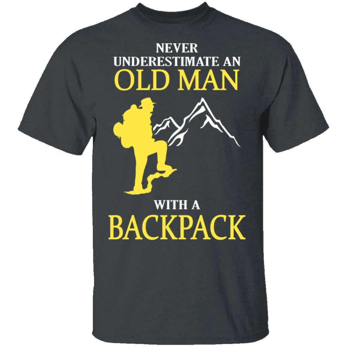 Old Man With A Backpack T-Shirt