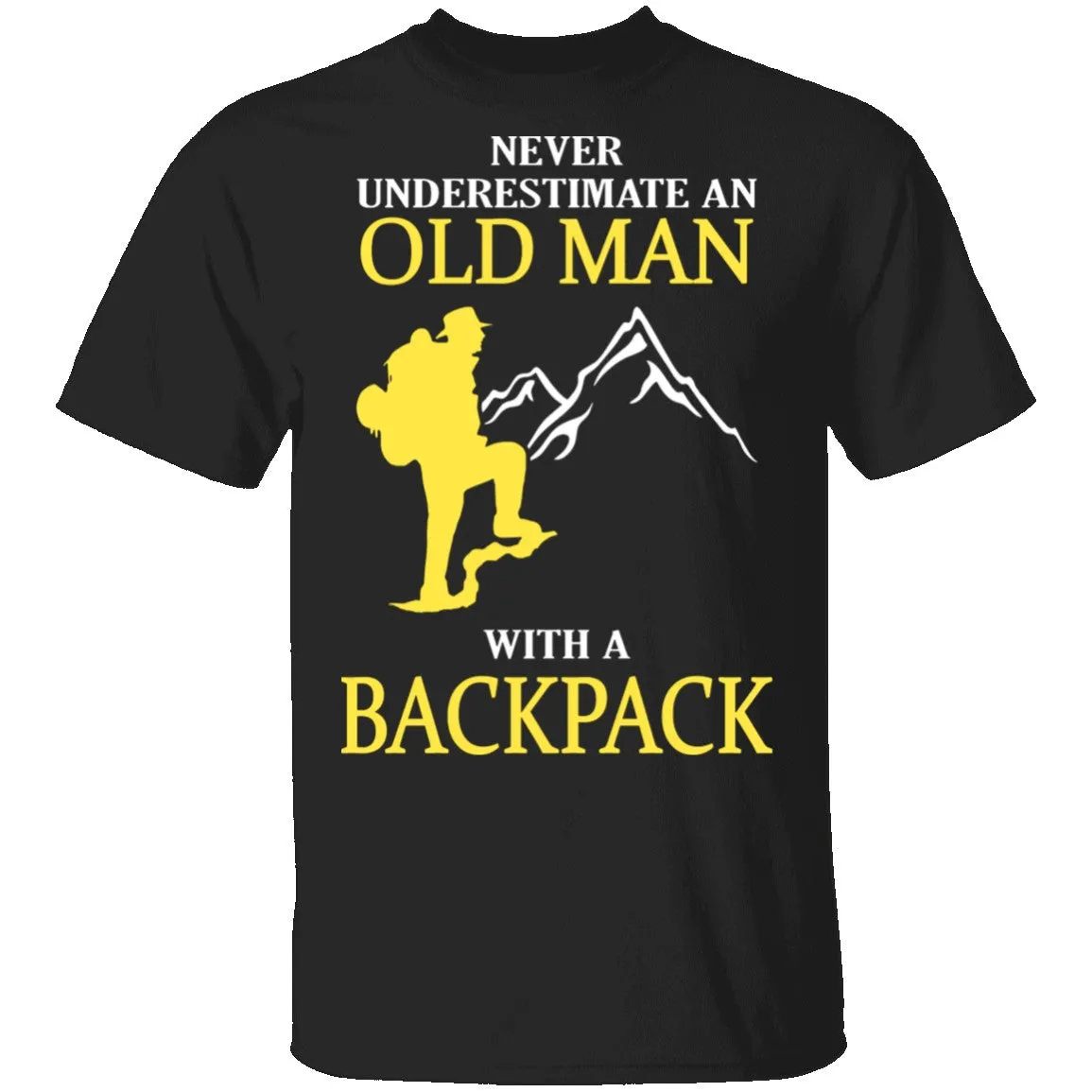 Old Man With A Backpack T-Shirt