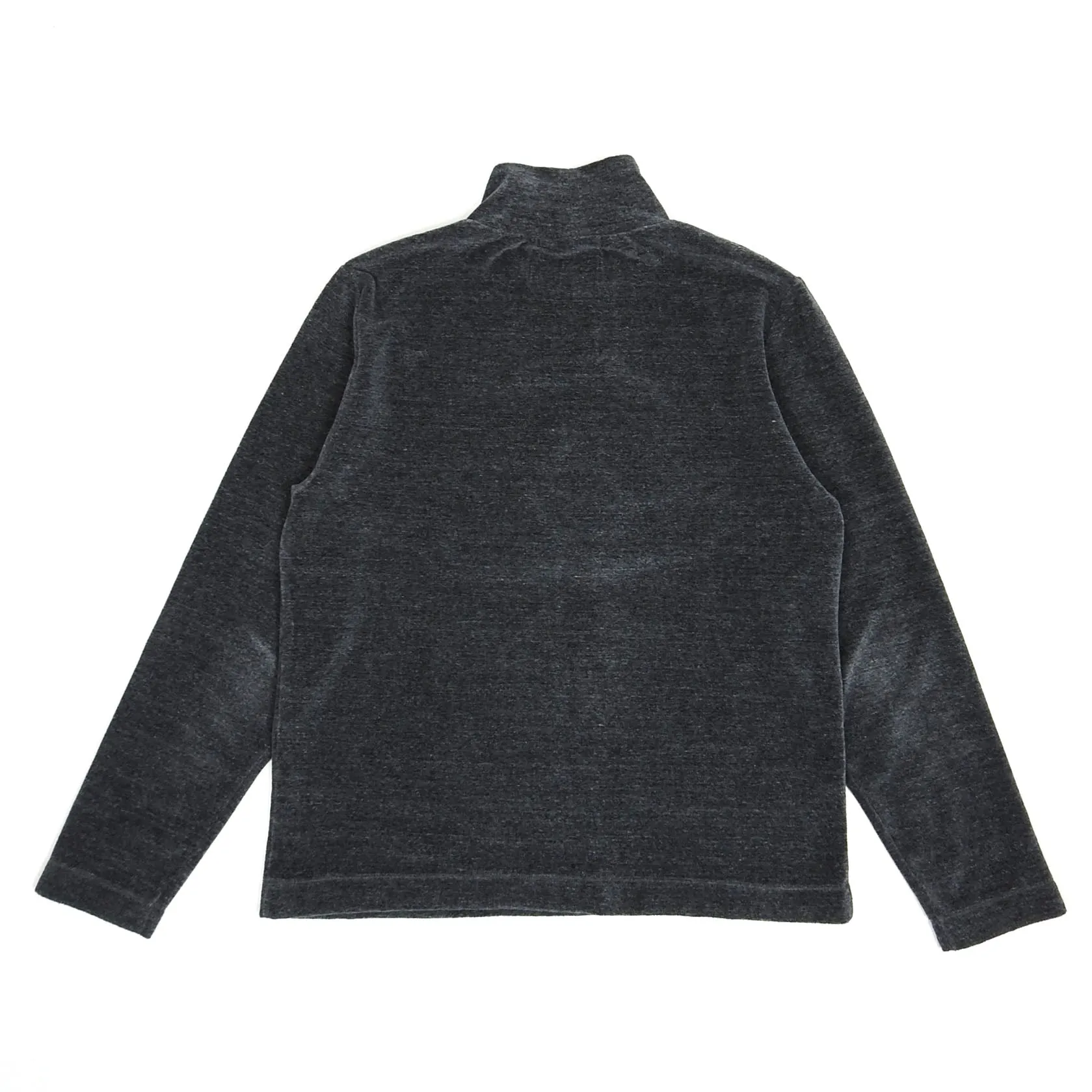 Our Legacy Grey Melange Velour Turtleneck Size 46