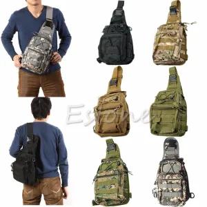 Outdoor Shoulder Military Tactical Backpack Camping Travel Hiking Trekking Bag