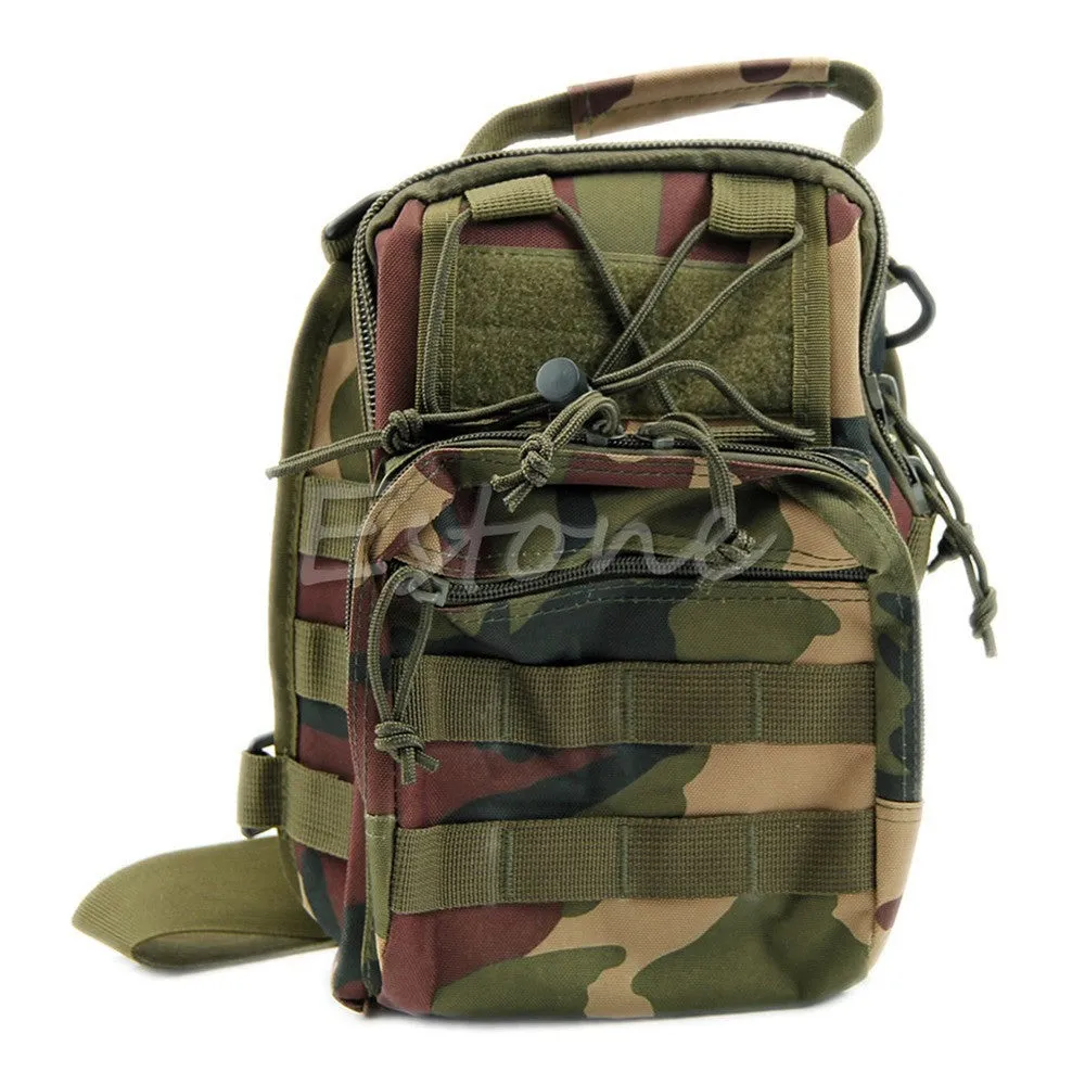 Outdoor Shoulder Military Tactical Backpack Camping Travel Hiking Trekking Bag