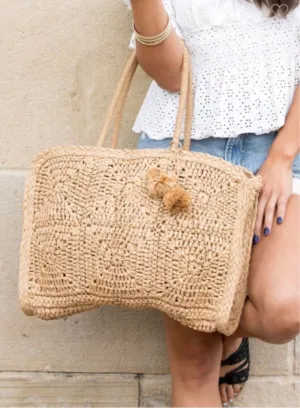 Oversized Straw Bag