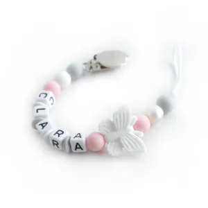 Pacifier Clip | Personalized | Butterfly Clara