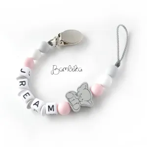 Pacifier Clip | Personalized | Elephant Jream